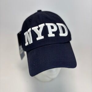 NYPD Baseball Cap Unisex OSFA Navy Blue New Official Licensed Embroidered Hat